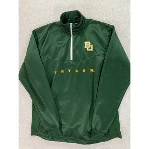 Baylor Bears OVB‎ 1/4 Zip Campus Pullover (Men's Medium) Green